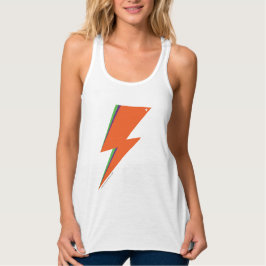 Camiseta Con Tirantes NARANJA del NP Bolt Flowy Racerback Tank