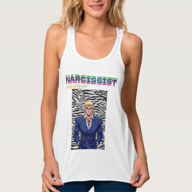 Camiseta Con Tirantes Narcisista Gigachad (Anverso)