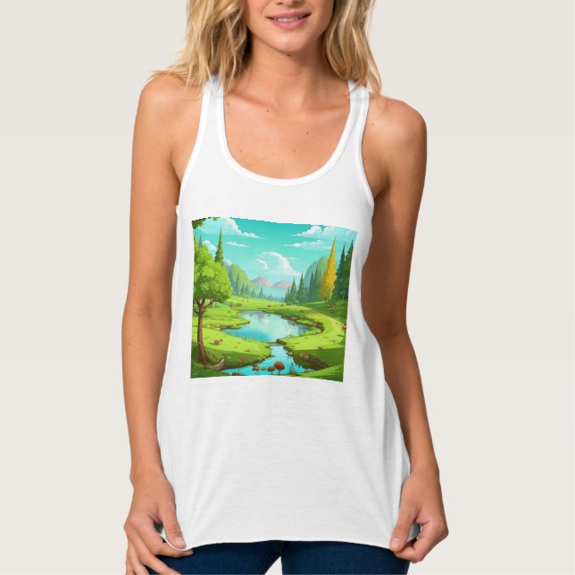 Camiseta Con Tirantes Naturaleza 18 (Anverso)
