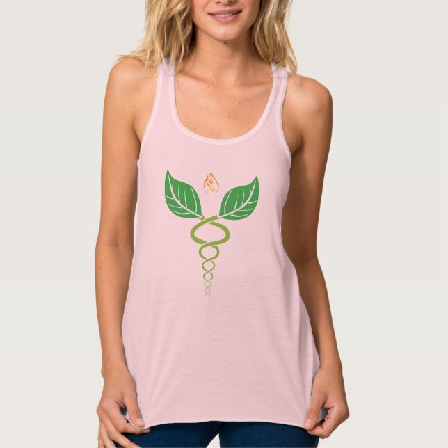 Camiseta Con Tirantes Naturopathic Physician Caduceus Tank-top (Anverso)