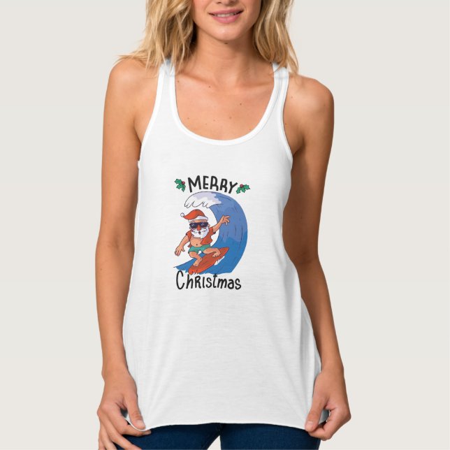 Camiseta Con Tirantes Navidad en Julio (Anverso)