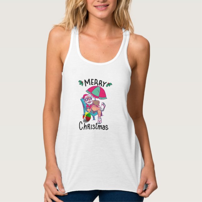 Camiseta Con Tirantes Navidades de julio (Anverso)