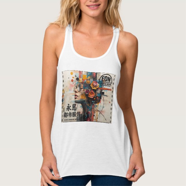 CAMISETA CON TIRANTES NEON ROSE (Anverso)