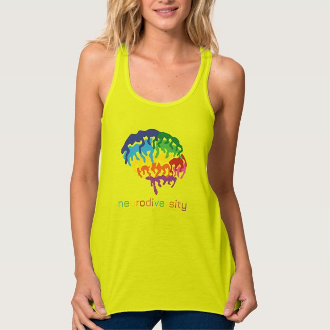 Camiseta Con Tirantes Neurodiveristy Tank (Anverso)