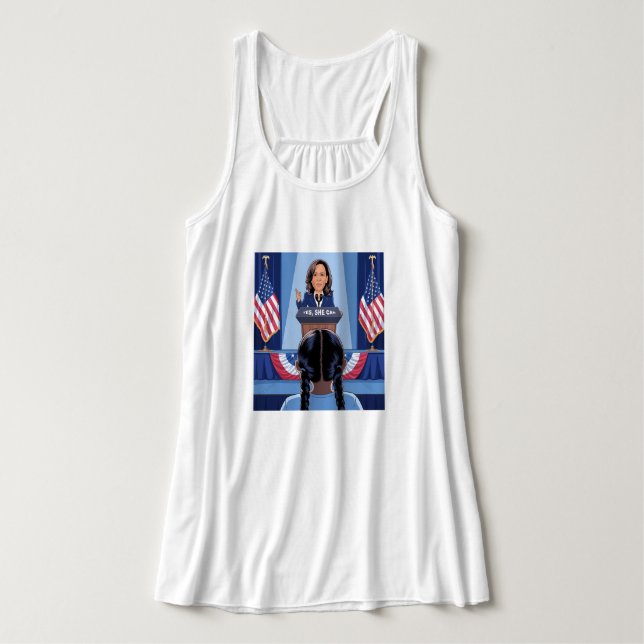 CAMISETA CON TIRANTES NIECE DE KAMALA HARRIS (Diseño del anverso)