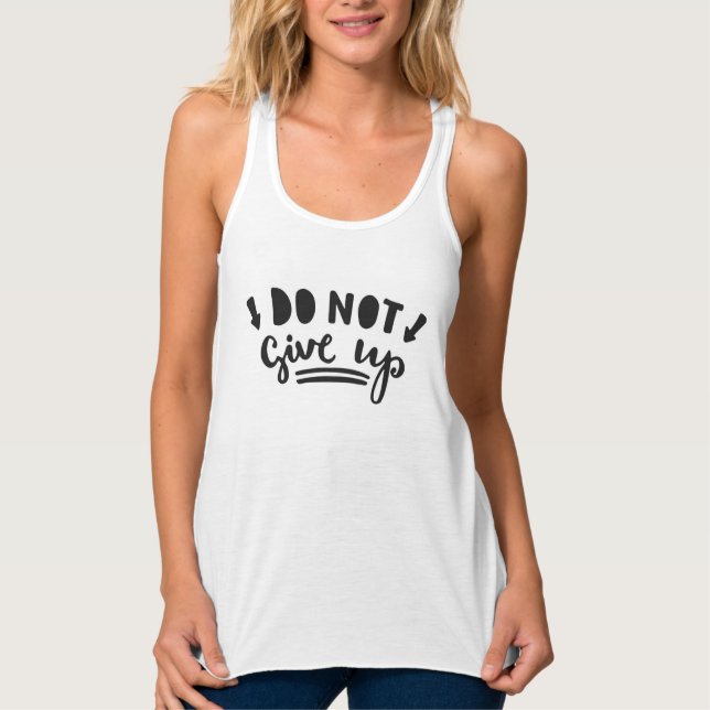 Camiseta Con Tirantes No dé para arriba (Anverso)