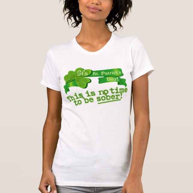 Camiseta Con Tirantes ¡No Es Momento De Ser Sobrio! (Anverso)
