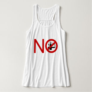 Camiseta Con Tirantes NO fumar alcohol ⚠ Rótulo tailandés ⚠