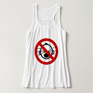 Camiseta Con Tirantes NO HAY Bebés Llorando ⚠ Rótulo del aeropuerto tail
