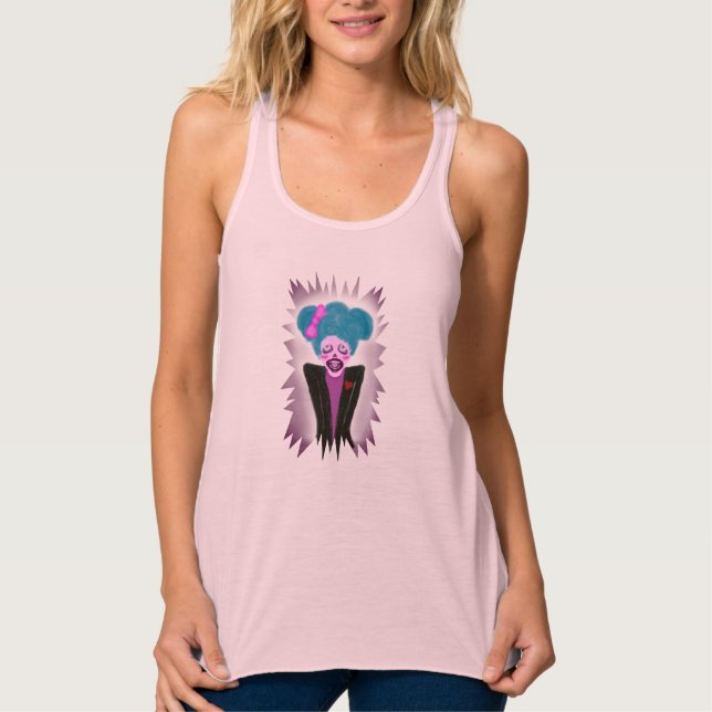 Camiseta Con Tirantes "No me muerdas" (Anverso)