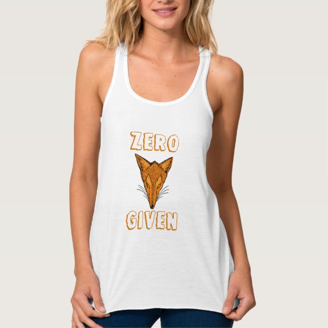 Camiseta Con Tirantes No se ha dado nada a Fox (Anverso)