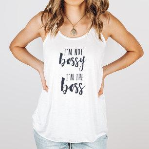 Camiseta Con Tirantes No soy Bossy, soy el jefe