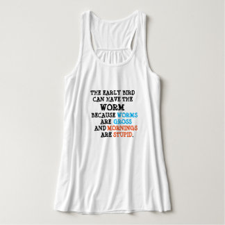 Camiseta Con Tirantes No una persona de la mañana