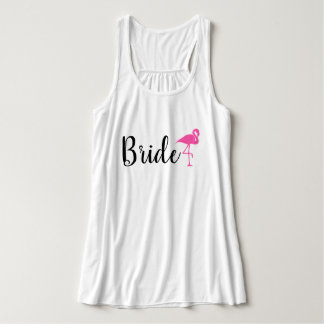 Camiseta Con Tirantes "Novia" Flamingo Boda Tank