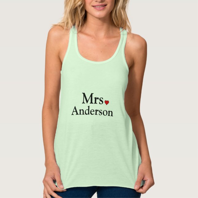 Camiseta Con Tirantes Novia personalizada (Anverso)