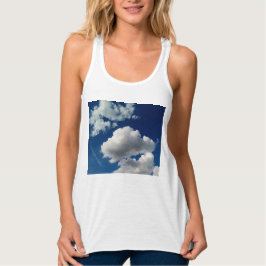 Camiseta Con Tirantes Nubes blandas grandes