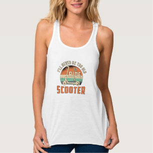 Camiseta Con Tirantes Nunca seré un viejo conductor de Scooter