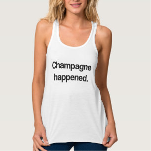 Camiseta Con Tirantes "Ocurrió el champán"