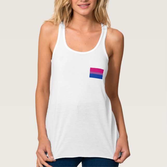 Camiseta Con Tirantes Orgullo bisexual (Anverso)