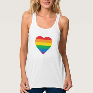 Camiseta Con Tirantes Orgullo | Colorido diseño arcoiris