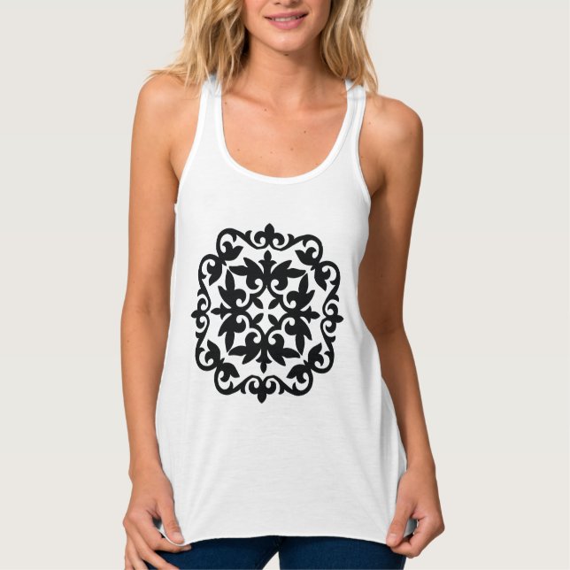 Camiseta Con Tirantes Ornamental Floral Design (Anverso)