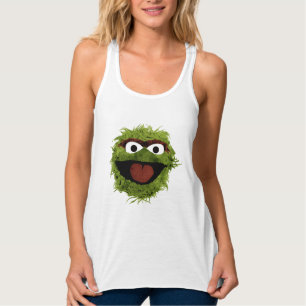 Camiseta Con Tirantes Oscar el Gruñón   Tendencia de Acuarela