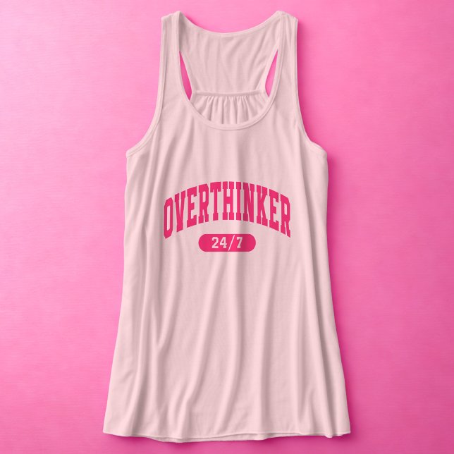 Camiseta Con Tirantes Overthinker Funny Women's (Subido por el creador)