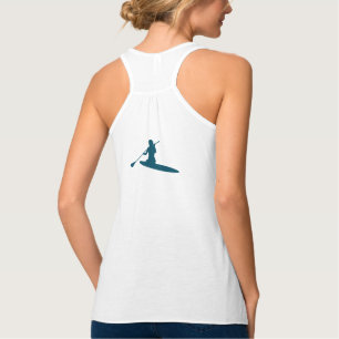 Camiseta Con Tirantes Paddling SUP Board Mountain Lake T-Shirt