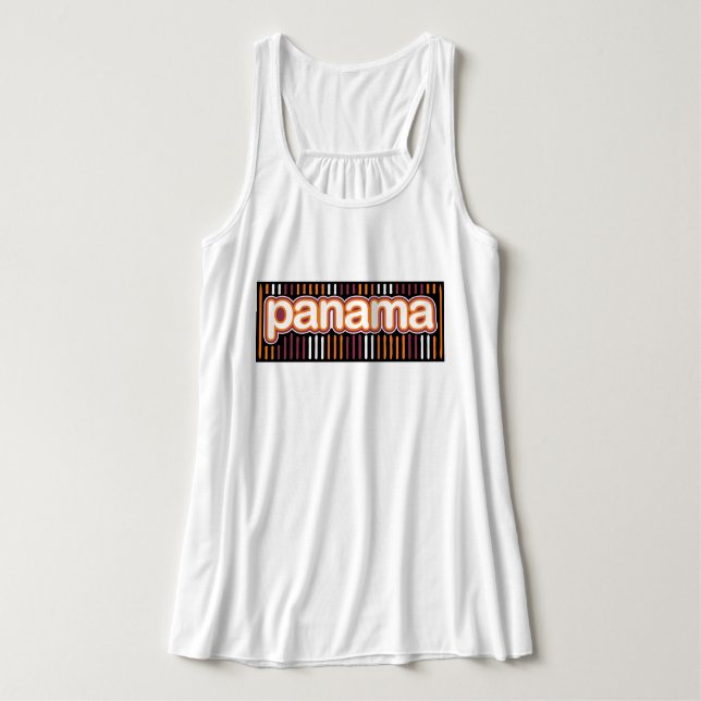 Camiseta Con Tirantes Panamá Mola (Diseño del anverso)
