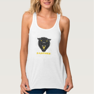 Camiseta Con Tirantes Pantera de miedo negro