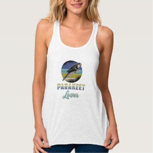 Camiseta Con Tirantes Parakeet Lover Aves Aves Mascota Budgerigar Budgie