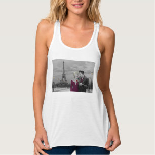 Camiseta Con Tirantes París B&W