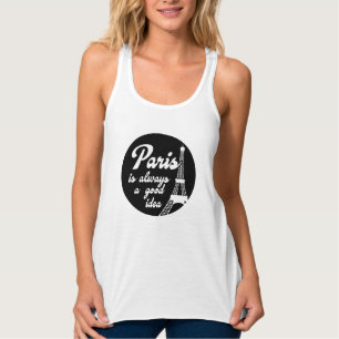 Camiseta Con Tirantes París siempre es una buena idea