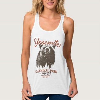 Camiseta Con Tirantes Parque nacional Yosemite Grizzly Bear California