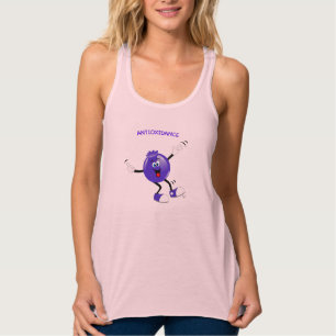 Camiseta Con Tirantes Parte superior del tanque antioxítico
