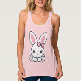 Camiseta Con Tirantes Pastel Bunny Charm