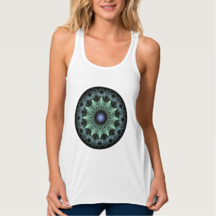 Camiseta Con Tirantes Patrón redondo de estrella fracturadora