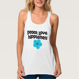 Camiseta Con Tirantes Peace Love HiPreess Blue Hibiscus