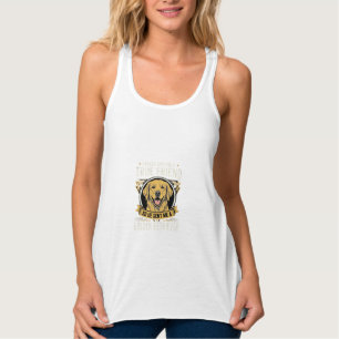 Camiseta Con Tirantes Perro amigo verdadero Retriever Dorado