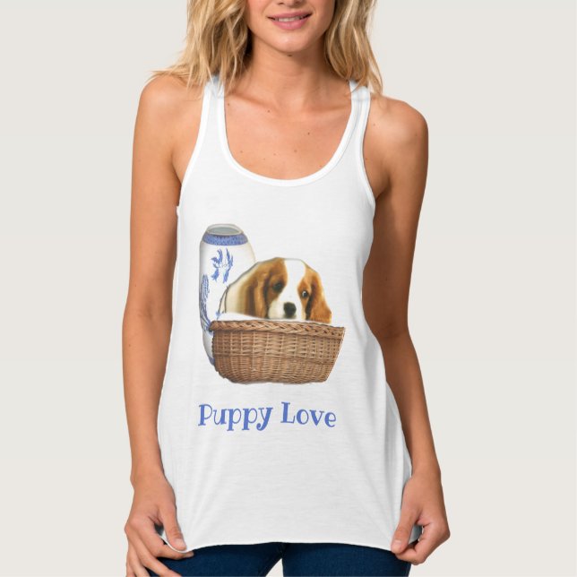 Camiseta Con Tirantes Perros de Cachorro (Anverso)