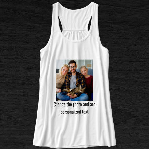 Camiseta Con Tirantes Personaliza Gato Blanco Negro Mamá Familia Diversi