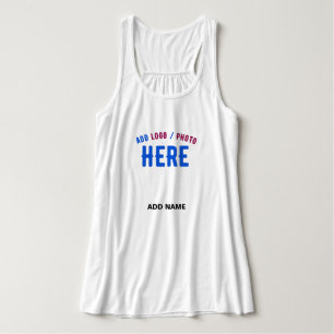 CAMISETA CON TIRANTES PERSONALIZABLE MODERNO ESTILO BLANCO VERIFICADO MA