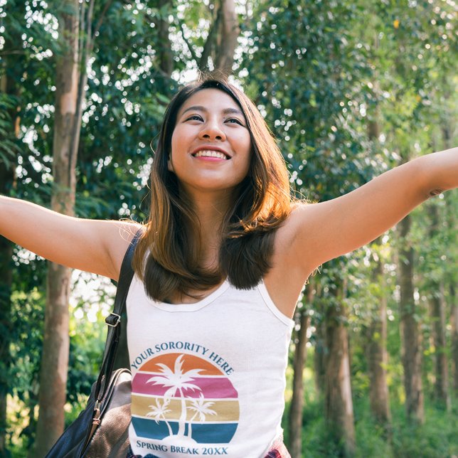 Camiseta Con Tirantes Personalizado Cuaderno Primavera Rompimiento Playa (Subido por el creador)