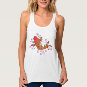 Camiseta Con Tirantes Pescados de Koi