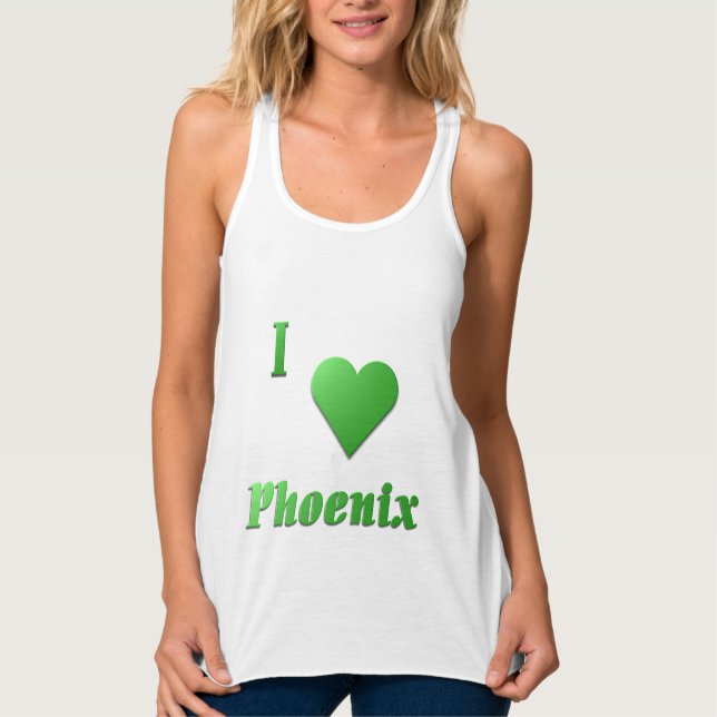 Camiseta Con Tirantes Phoenix — Kelly Green (Anverso)