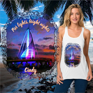 Camiseta Con Tirantes Pier lights, bright nights 1182