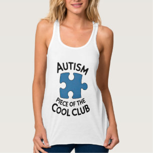 Camiseta Con Tirantes Pieza De Autismo Del Club Guay - Conciencia Sobre 