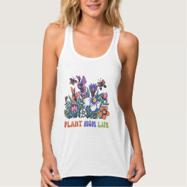 Camiseta Con Tirantes Planta Mamá Vida Verde Tulce Gracioso Vibes Jardín
