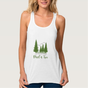 Camiseta Con Tirantes Planta un gráfico de protección de árboles para la