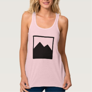 Camiseta Con Tirantes Plantilla superior del tanque de bachillerato